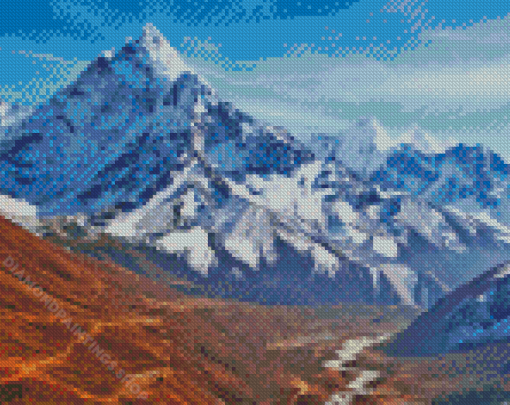 Mount Everest Landscape Diamond Paintings