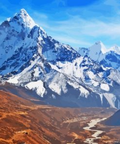 Mount Everest Landscape Diamond Painting
