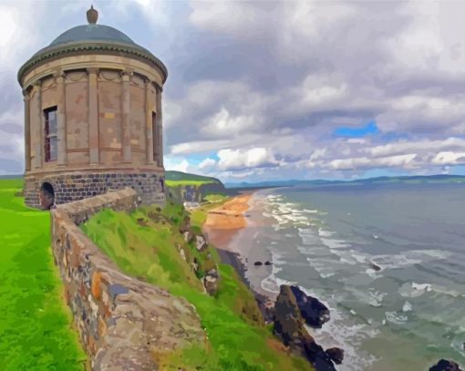 Mussenden Temple And Downhill Demesne Diamond Painting