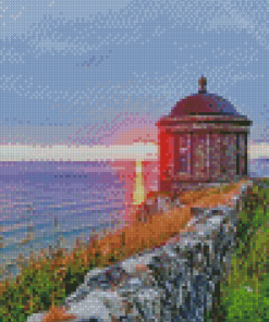 Mussenden Temple Sunset View Diamond Paintings