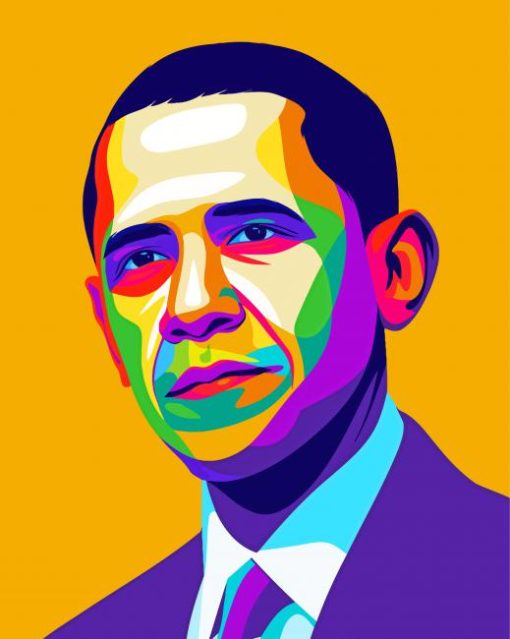 Pop Art Barack Obama President Of America Diamond Painting