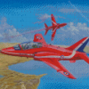 Red Arrows Planes Diamond Paintings