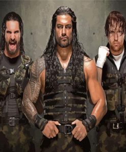 WWE Wrestlers The Shield Diamond Painting