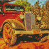 1936 Chevy Truck Front Art Diamond Paintings