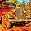 1936 Chevy Truck Front Art Diamond Painting