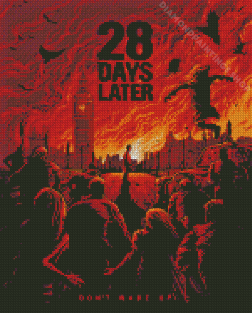 28 Days Later Movie Poster Art Diamond Paintings