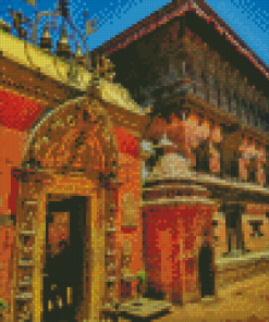 55 Window Palace Bhaktapur Diamond Paintings