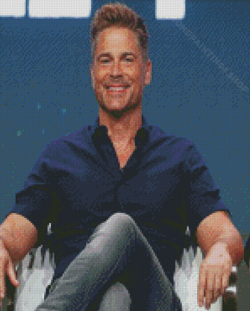 Actor Rob Lowe Diamond Paintings