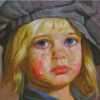 Aesthetic Crying Child Diamond Paintings