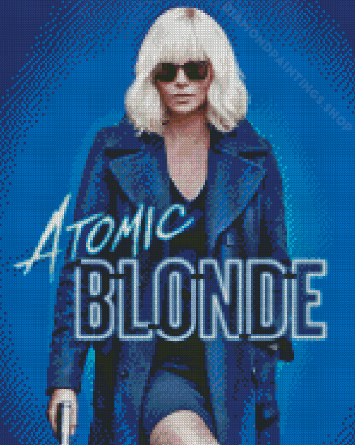 Atomic Blonde Poster Diamond Paintings