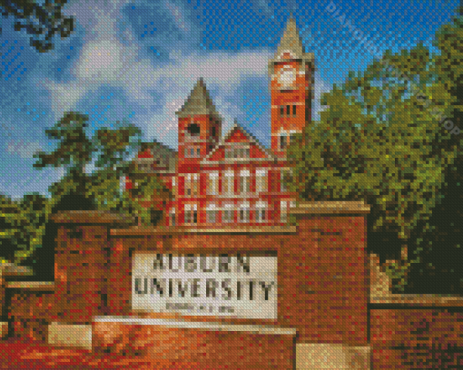 Auburn University Building Diamond Paintings