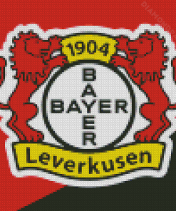 Bayer Leverkusen Football Club Logo Diamond Paintings