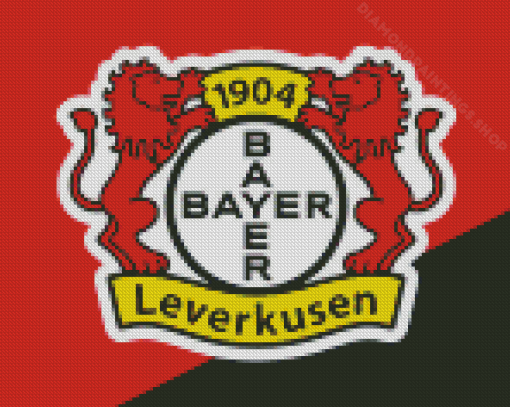 Bayer Leverkusen Football Club Logo Diamond Paintings