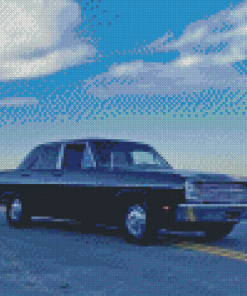 Black 69 Dodge Dart Classic Car Diamond Paintings