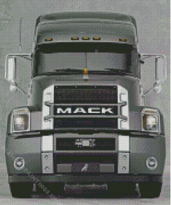 Black And White Mack Truck Diamond Paintings