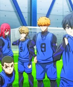 Blue Lock Anime Football Players Diamond Painting