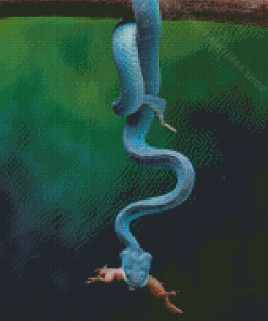 Blue Snakes Diamond Paintings
