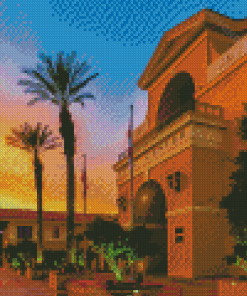 Cathedral City Town Square Diamond Paintings