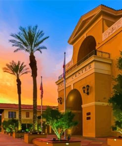 Cathedral City Town Square Diamond Painting