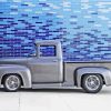 Classic Grey 1955 Ford Pickup Diamond Painting