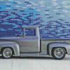 Classic Grey 1955 Ford Pickup Diamond Paintings