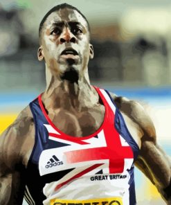 Dwain Chambers British Athlete Diamond Painting