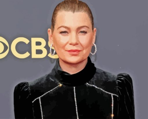 Ellen Pompeo American Actress Diamond Painting