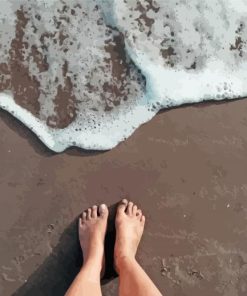 Foot In Water By Seaside Diamond Painting