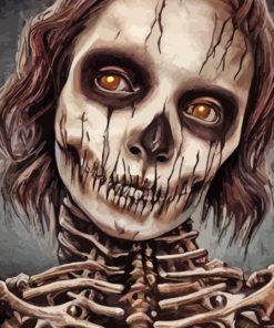 Gothic Skeleton Lady Diamond Painting