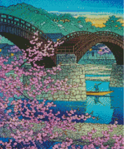 Kintai Bridge Japan Diamond Paintings