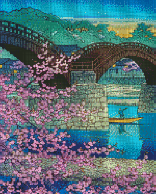 Kintai Bridge Japan Diamond Paintings