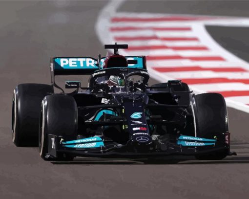 Lewis Hamilton Car Diamond Painting