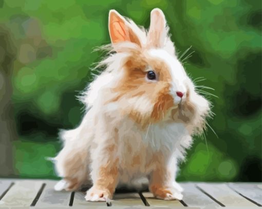 Lionhead Rabbit Diamond Painting