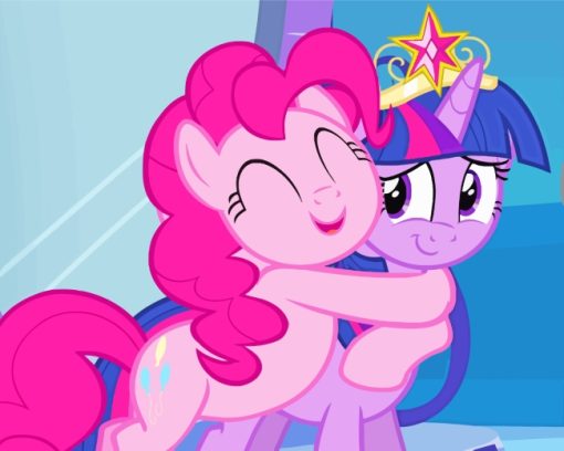 Little Pony Pinkie And Sparkle Diamond Painting