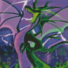 Maleficent Dragon Illustration Diamond Paintings