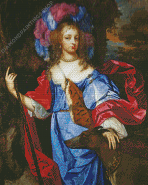 Mrs Edward Allen As Diana The Huntress Diamond Paintings