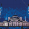 Night Blue Mosque Diamond Paintings