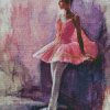 Pink Ballerina Art Diamond Paintings