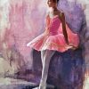 Pink Ballerina Art Diamond Painting