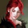 Red Haired Woman Diamond Painting