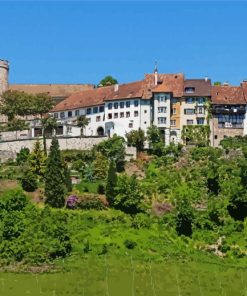 Regensberg Castle Landscape Diamond Painting