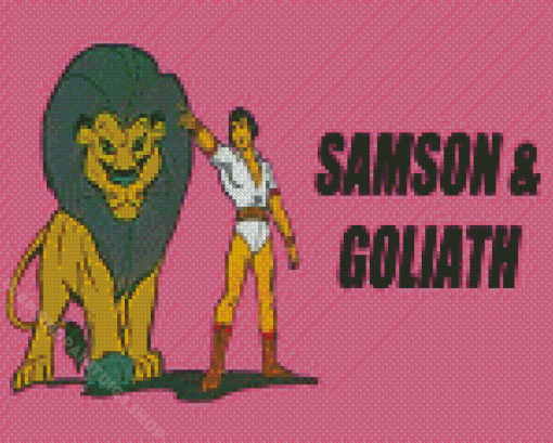 Samson And Goliath Diamond Paintings