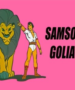 Samson And Goliath Diamond Painting