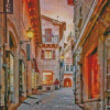 San Marino Old Town Streets Diamond Paintings
