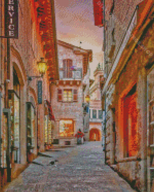 San Marino Old Town Streets Diamond Paintings