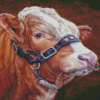 Simmental Cattle Art Diamond Paintings