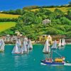 Small Boats In Salcombe Diamond Painting