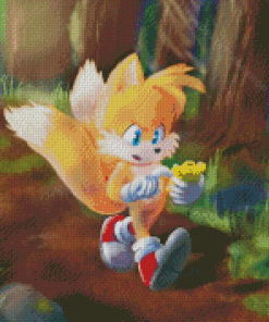 Sonic The Hedgehog Tails Diamond Paintings