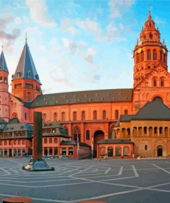 St Mainz Cathedral Germany Diamond Painting