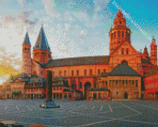 St Mainz Cathedral Germany Diamond Paintings
